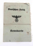WWII GERMAN THIRD REICH AUSWEIS ID BOOKLET