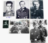 WWII GERMAN SIGNED PHOTOS OF IRON CROSS RECIPIENTS