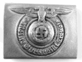 WWII GERMAN THIRD REICH SS ENLISTED BELT BUCKLE