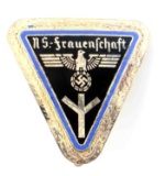 1933 WWII GERMAN NS FRAUENSCHAFT BADGE OAK LEAVES