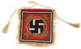 WWII GERMAN ADOLF HITLER STANDARTE DESK FLAG