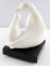 RALPH HURST ALABASTER STONE MODERNIST SCULPTURE