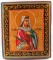 RUSSIAN ICON OF EKATERINA HAND PAINTED WOOD