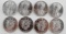 1994 AMERICAN SILVER EAGLE COIN LOT OF 8 BU