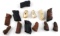LARGE LOT MOTHER OF PEARL & WOODEN PISTOL GRIPS