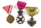 ORDER LEOPOLD I WWI FRENCH SERVICE AUSTRIAN MEDALS