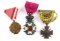 ORDER LEOPOLD I WWI FRENCH SERVICE AUSTRIAN MEDALS