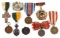 WWI WWII MEDAL LOT JAPAN POLAND CHINA  BRUSSELS US