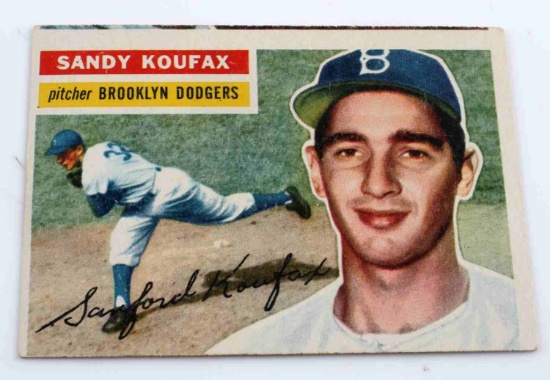 1956 SANDY KOUFAX #79 DODGERS TOPPS BASEBALL CARD