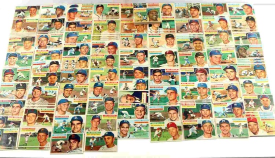 SET OF 141 GOLDEN AGE 1956 TOPPS BASEBALL CARDS