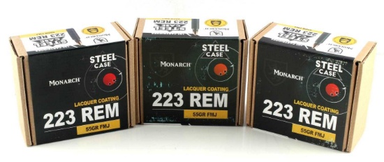 300 RDS MONARCH .223 REM 55 GR AMMO SEALED IN BOX