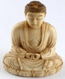 MEDITATING BUDDHA JAPANESE MEIJI PERIOD OKIMONO