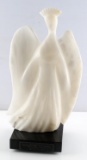 RAPLH HURST ITALIAN ALABASTER MODERNIST ANGEL