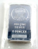 5 OZ SILVER BULLION BAR SUNSHINE MINTING INGOT