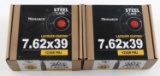 200 RDS MONARCH 7.62 X 39MM 123 GR FMJ AMMO SEALED