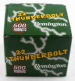 500 SEALED RDS REMINGTON .22 LR THUNDERBOLT AMMO