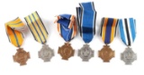 6 IMPERIAL GERMAN FRANCO PRUSSIAN WAR VET MEDALS