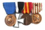 WWI WWII  ITALIAN MEDAL LOT OF 4 W CSIR RUSSIA