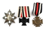 WWI IMPERIAL GERMAN VETERANS STAR & SERVICE CROSS