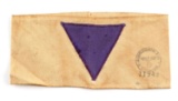 WWII GERMAN THIRD REICH JEHOVAH WITNESS ARMBAND