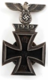 WWII GERMAN THIRD REICH IRON CROSS & HINGED SPANGE