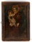 ANTIQUE GREEK ORTHODOX BYZANTINE ICON ST ANTHONY