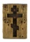 ANTIQUE GREEK ORTHODOX ICON FRAME FOR WALL CROSS