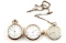 LOT OF 3 OPENFACE POCKET WATCHES ELGIN WALTHAM