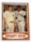 1962 TOPPS #18 MANAGERS DREAM MANTLE & MAYS CARD