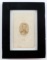 ABRAHAM LINCOLN FRAMED CARTE DE VISITE PHOTOGRAPH