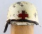 WWII SPANISH M42 MODELO MEDIC HELMET W LINER