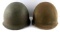 WWII U.S.  M-1 HAWLEY LINER G.I. FIXED BALE HELMET