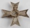 WWII GERMAN THIRD REICH SILVER WAR MERIT CROSS