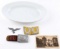 WWII GERMAN LUFTWAFFE PORCELAIN & BADGE GROUPING