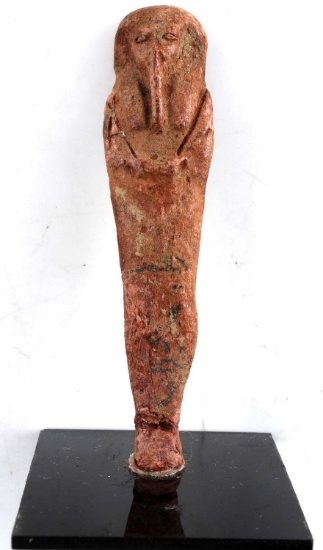 RARE INSCRIBED ANCIENT EGYPTIAN BEESWAX USHABTI