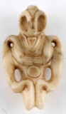 PRECOLUMBIAN TAINO UNIQUE SPIRIT FORM PENDANT