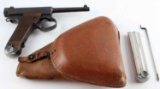 WWII JAPANESE TYPE 14 NAMBU 8 MM PISTOL W HOLSTER