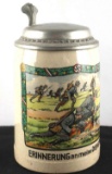 WWII GERMAN THIRD REICH SERVICE TIME BEER STEIN