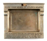 WWII FLICK YOUR ASHES ON HITLERS HEARTH ASHTRAY