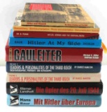 9 HITLER & OTHER THIRD REICH RARE HISTORICAL BOOKS