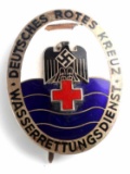 WWII GERMAN REICH RED CROSS WATER RESCUE BADGE