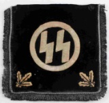 WWII GERMAN THIRD REICH SS TRUMPET BANNER