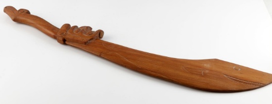 PACIFIC NORTHWEST COAST INDIAN DANCE CARVED PADDLE