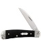 CASE EBONY WOOD SMOOTH SWAY KNIFE 59675