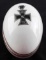 WWI IMPERIAL GERMAN PORCELAINE EGG IRON CROSS