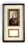 GROVER CLEVELAND AUTOGRAPH ON EXECUTIVE MANSION