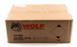1000 ROUNDS OF WOLF.223 REM STEEL CASED AMMUNITION