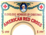 WWI AMERICAN RED CROSS CHRISTMAS POSTER ORIGINAL