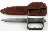 WWI ANZAC ALUMINUM KNUCKLE DUSTER TRENCH KNIFE