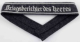 WWII THIRD REICH KRIEGSBERICHTER DES HEERE CUFF